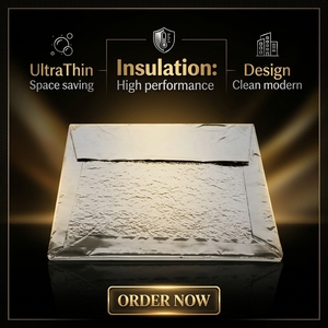 Panneau d'isolation sous vide (VIP) pour <span class=keywords><strong>mur</strong></span> intérieur, chauffage par le sol, rénovation de murs fins, découpe sur mesure, isolation des bâtiments - Product Image 5
