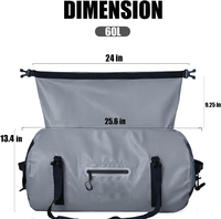 Vente en gros de sacs étanches et étanches en PVC robustes, entièrement étanches, pour voyage, kayak, rafting, camping, plage, activités de plein air