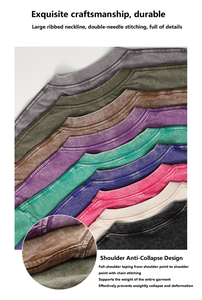 <span class=keywords><strong>เสื้อ</strong></span>ยืดคอตตอน 100% น้ำหนัก 230 กรัม สไตล์วินเทจ พิมพ์โลโก้ตามสั่ง ทรงหลวม ไหล่ตก สำหรับ<span class=keywords><strong>คน</strong></span><span class=keywords><strong>อ้วน</strong></span> คุณภาพสูง - Product Image 5