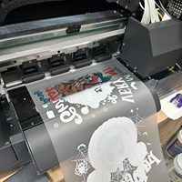 Logo d'image DIY personnalisé en gros DTF prêt à presser le fer sur l'autocollant en vinyle étiquette d'impression par transfert de chaleur pour les vêtements de t-shirt