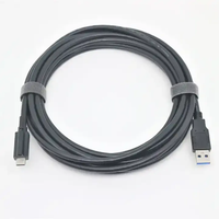 Kabel Data USB 3.1 Tipe-C 1M Kustom dengan Pengunci Sekrup Ganda, Pelindung Anyaman, dan Sudut Khusus untuk Printer, Komputer & Pemindai Barcode