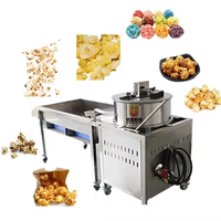 Machine à popcorn professionnelle miniature à gaz à bas prix, machine à popcorn au caramel pour les snacks
