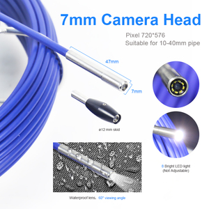 Wopson OEM/ODM Cầm Tay 7Mm Ống Kính Không Thấm Nước Hệ Thống Thoát Nước Máy Ảnh Kiểm Tra Đường Ống Borescope Kiểm Tra Máy Ảnh Với Đồng Hồ Truy Cập - Product Image 3