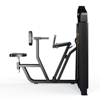 Fitness commercial professionnel assis rangée verticale entraîneur force machine fitness équipement de gymnastique pour bras presse