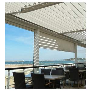 Pergola électrique <span class=keywords><strong>en</strong></span> aluminium avec cadre <span class=keywords><strong>en</strong></span> métal et revêtement <span class=keywords><strong>en</strong></span> poudre pour balcon et <span class=keywords><strong>jardin</strong></span>, utilisation <span class=keywords><strong>en</strong></span> extérieur - Product Image 3