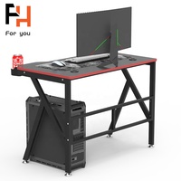 Tables de bureau de jeu lumières modernes tables de jeu professionnelles rgb