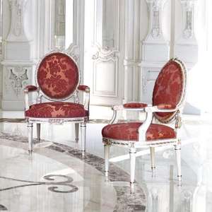 Chaise de loisir unique Chaise de canapé française de luxe Tissu Art Salon Grande famille Livre d'étude Réception Fauteuil pour chambre d'hôtel - Product Image 2