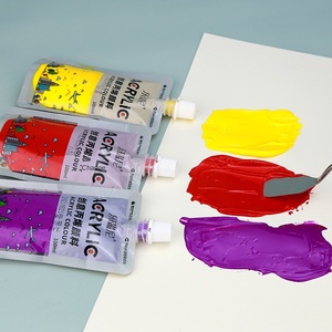 Leroy 100m Portable DIY <span class=keywords><strong>Peinture</strong></span> Murale <span class=keywords><strong>Gouache</strong></span> En Gros Acrylique Pigment Sac Fluide <span class=keywords><strong>Peinture</strong></span> Supplément - Product Image 4