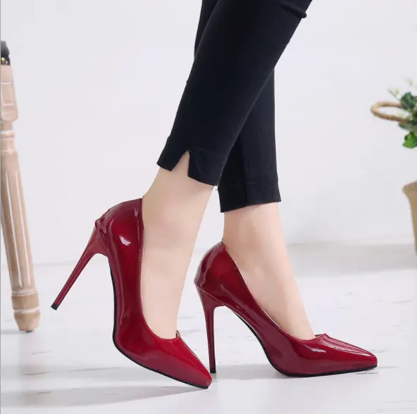 UP-2835r mujeres delgadas de tacón alto zapatos de oficina Zapatos de vestir para damas