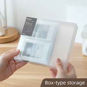 OEM/ODM 40 80 160 320 pochettes Polaroid <span class=keywords><strong>Mini</strong></span> <span class=keywords><strong>livre</strong></span> <span class=keywords><strong>de</strong></span> cartes <span class=keywords><strong>photo</strong></span> avec boîte Pages intérieures transparentes Album <span class=keywords><strong>photo</strong></span> 3 pouces - Product Image 3