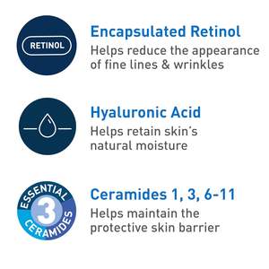 Crème de Jour Rénovatrice pour la Peau SPF 30 avec Rétinol, Acide Hyaluronique et Céramides 1,76 Oz Tous Types de Peau - Product Image 4