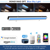 Coelux bleu ciel panneau lumière fenêtre intérieur LED faux plafond lucarne pour salon hôtel bureau chambre plastique aluminium lampe