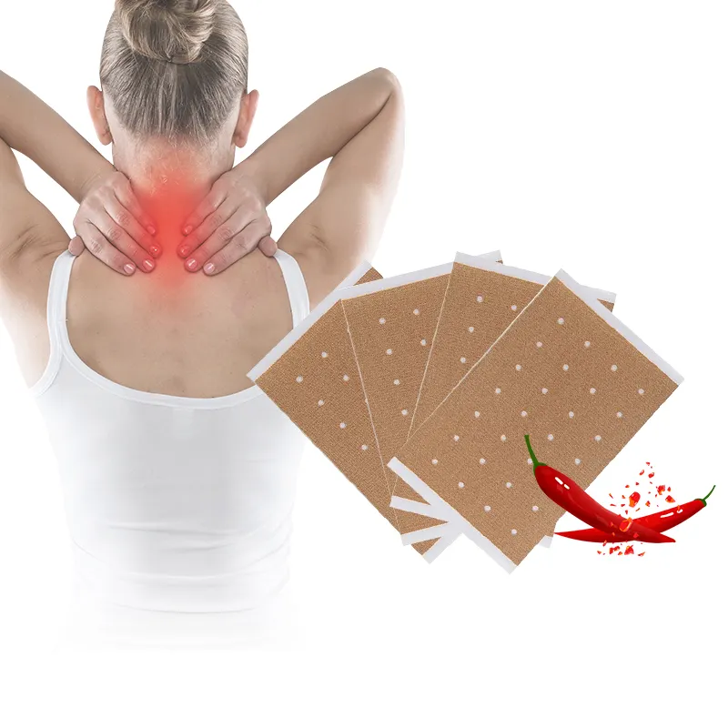 Hot sales pain relief patch breathable hot capsicum plaster for back
