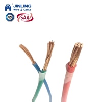 Fil électrique en cuivre isolé en PVC de haute qualité, simple brin, flexible en nylon