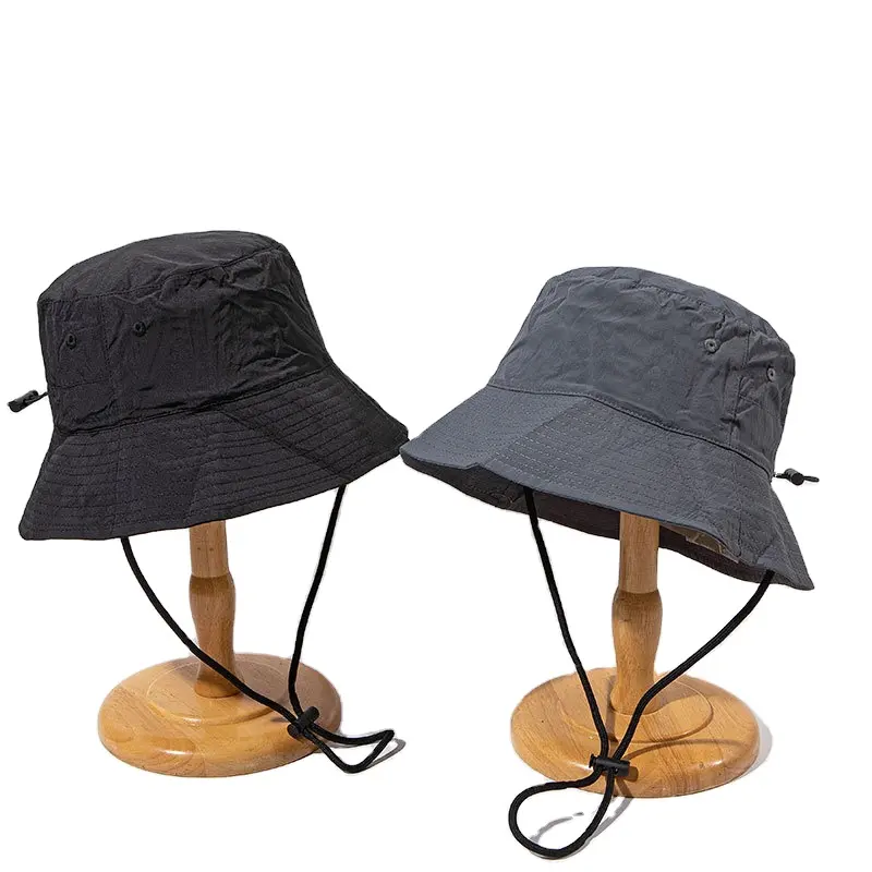 Pode armazenar logotipo personalizado pescador chapéu verão ao ar livre impermeável de secagem rápida dobrável balde chapéu montanhismo chapéu