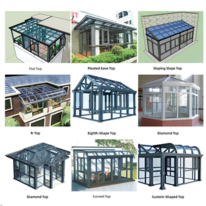Invernadero/Solárium Moderno Prefabricado de Aluminio en Forma de <span class=keywords><strong>L</strong></span> de Rápido Montaje para Jardín de Propiedades Privadas de Alta Gama - Product Image 3