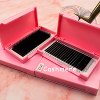 Extensions de cils en gros, effet mat foncé, 0,03 05 07 mm, volume méga, marque privée, extensions de cils en cachemire