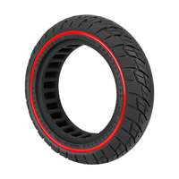 Pneu plein 10x2.5 avec rainure de 45 mm, pneu alvéolé sans air 60/70-6.5 pour trottinettes électriques série Max G30 - Entrepôt UE