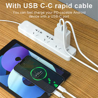 Chargeur de voyage Schitec 20W double USB Type a & C chargeur adaptatif rapide pour appareil d'alimentation écouteur de bureau charge prêt à être expédié