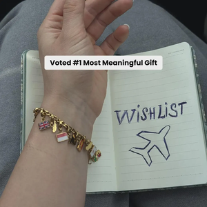 Trending <strong>Jewellery</strong> 2026 National Flag Charm Bracelet Stainless Steel Travel Inspired Jewelry Unic National Country Flags Charms - Product Image 4