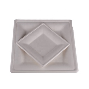 7 pulgadas <span class=keywords><strong>restaurante</strong></span> logotipo personalizado Navidad <span class=keywords><strong>bagazo</strong></span> de placas - Product Image 2