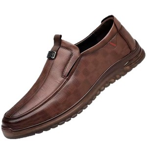 Zapatos Casuales de Piel Vacuna para Hombre, Transpirables, Ligeros, con Suela de TPR, Mocasines Sin Cordones de Piel Auténtica - Product Image 3
