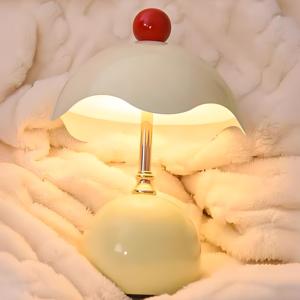 Nhà máy bán buôn Đèn ngủ màu kem với thiết kế vỏ trứng cho phòng ngủ và trang trí phòng ăn. - Product Image 3