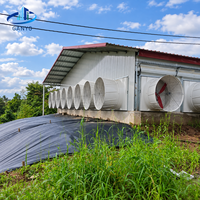 Bâtiment d'élevage porcin préfabriqué en structure acier pour projets commerciaux de porcinage