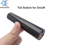Linterna LED S15 Super Mini UV 365nm, Micro USB, recargable, luz roja, batería integrada