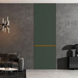 Puertas Altas de Madera Maciza de Lujo para Villas, Hoteles y Hospitales, Hechas a Medida, Insonorizadas, Profesionales, Minimalistas, para Sala de Estar - Product Image 5