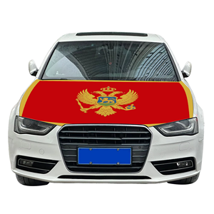 Vente en gros de housses de capot de voiture avec drapeau du Monténégro 120x150cm, abordables, résistantes à l'usure et durables - Product Image 1