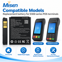 Baterai Pengganti Li Polymer Misen F50051MA 3.8V 5000mAh untuk Terminal POS Maxpay D300 KOZEN P14 D300