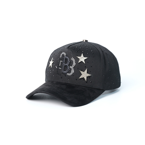 Spedizione Rapida, Cappellino da Baseball in Velluto con Logo BB Luccicante, Strass a Stella, Moda Lussuosa per Outfit Quotidiani e Streetwear, BIG <span class=keywords><strong>BOSS</strong></span> Unisex - Product Image 4