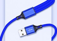 Cable de Carga Rápida 3 en 1 con Conductor de Cobre Puro para iPhone, Computadora, Impresora, Cámara - Micro USB Tipo-C Blindado