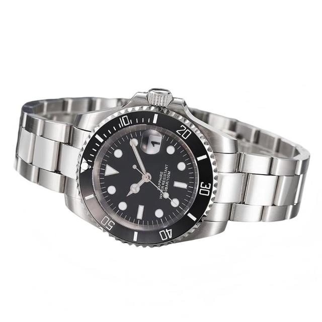 YitiaoYu SNS004 41 Automatic Mechanical Watch Sapphire Crystal Stainless Steel Strap Hidden Clasp Waterproof 50M Unisex Business