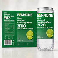 Offre Spéciale – Boissons Gazeuses Personnalisées Saveur Citron Vert 300ml en Bouteille PET – Eau Sans Sucre