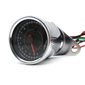 0-13000 RPM 12V inductivo mecánica rpm de tacómetro velocímetro para Retro <span class=keywords><strong>Cafe</strong></span> Racer de <span class=keywords><strong>la</strong></span> motocicleta - Product Image 3