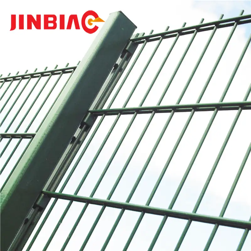 2d doppio filo zincato doppio in acciaio saldati recinzione in rete metallica 868 fabbrica di pannelli saldati recinzione