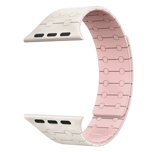 <span class=keywords><strong>Bracelet</strong></span> <span class=keywords><strong>de</strong></span> montre en silicone à double aimant puissant à libération rapide, look attrayant, pour <span class=keywords><strong>Apple</strong></span> <span class=keywords><strong>Watch</strong></span> Ultra 49 mm, 45 mm, 46 mm, 42 mm - Product Image 4