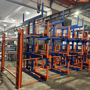 Heavy Duty Steel Cantilever <strong>Rack</strong> with Electric Motorized Telescopic Arms Adjustable <strong>Pipe</strong> Tube Storage <strong>System</strong> - Product Image 5