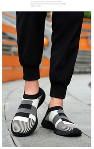 Paniers à tricoter élastiques légers pour femmes pour l'été Design simple baskets décontractées pour courir pour les sports d'été - Product Image 4