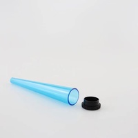 Tube conique en PS avec bouchon à vis 110 mm pour emballage cosmétique