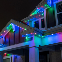 Luces Permanentes Gemstone de 3 LED 30MM Impermeables Luces Permanentes de Navidad RGBW