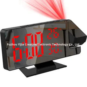 Multi-funzione di sveglia elettronica intelligente LED digitale temperatura umidità Snooze funzione di memoria temporale per camere da letto orologio da tavolo - Product Image 5