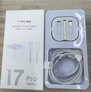 <span class=keywords><strong>อะแดปเตอร์</strong></span>ชาร์จเร็ว 35W USB-C PD สำหรับ <span class=keywords><strong>iPhone</strong></span> 15 16 17 Promax พร้อมกล่องแพ็คเกจแท้ รองรับปลั๊ก US EU UK ใช้ได้ทั้งในบ้านและเดินทาง ขายดี - Product Image 4