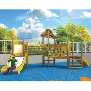 Moetry outdoor taman bermain anak kayu montessori school bermain yard kayu taman bermain bridge papan PE