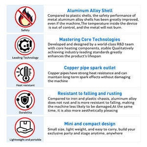 جهاز ألعاب نارية صغير من MOWL مع جهاز تحكم عن بعد، آلة نافورة للحفلات والأعراس، جهاز تأثيرات شرارية للمسرح وحفلات الدي جي - Product Image 2