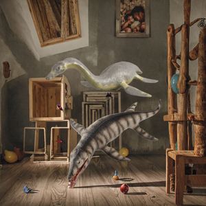 Juguete de Kronosaurus de PVC Ecológico, Figura Realista de Dinosaurio Marino, Temática Animal para Animales y Dinosaurios, OEM ODM - Product Image 3