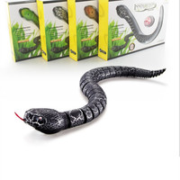 Serpiente de Juguete con Control Remoto Infrarrojo, Simulación de Serpiente Sonorera, 4 Colores, Recargable por USB, Juguete de Broma para Niños