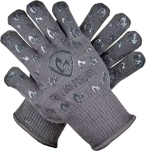 Vente en gros micro-ondes grill <span class=keywords><strong>cuisine</strong></span> isolation <span class=keywords><strong>thermique</strong></span> résistant à la chaleur coton double gants de four - Product Image 1